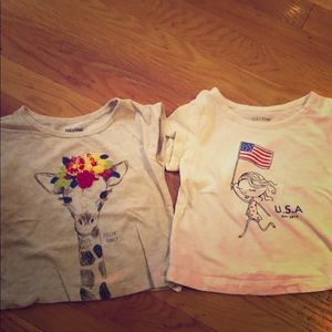 Gap Play Shirts size 2 year